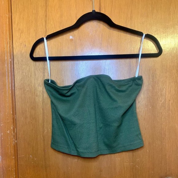 SHEIN Ribbed Cropped Tube Top - Picture 4 of 6